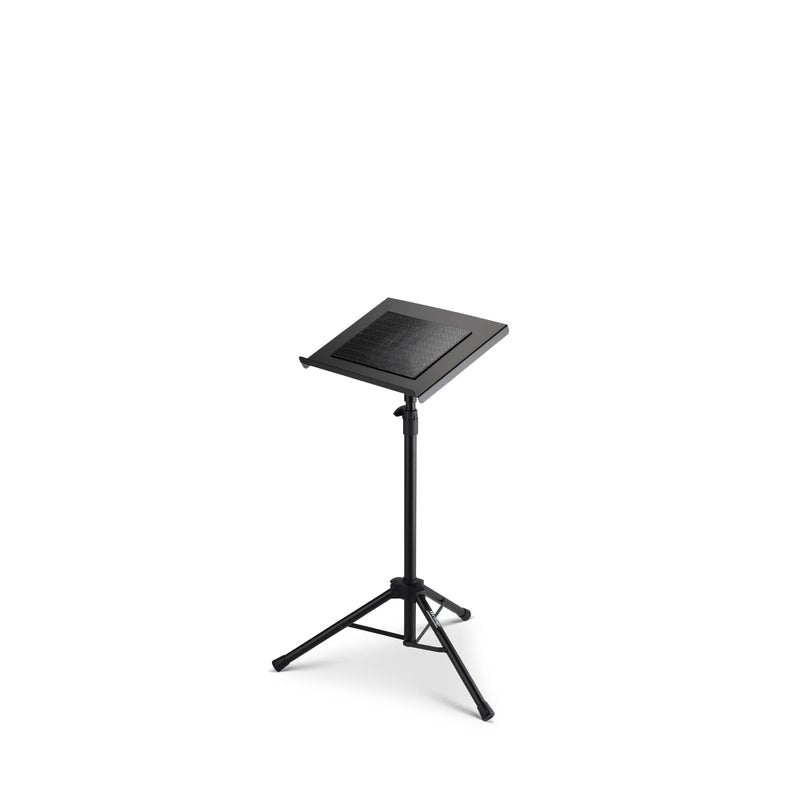 OnStage On-Stage LPT7000 Deluxe Laptop Stand, Adjustable Height and Tilt, Metal Construction, Black, Foldable - Image 2